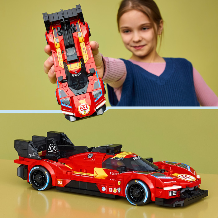 LEGO Speed Champions Ferrari 499P 77261 product in gebruik