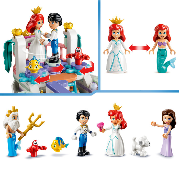LEGO Disney Ariëls Koninklijke Trouwboot 43299 product in gebruik