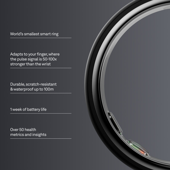 Oura Ring 5 Size 9 Stealth visual supplier