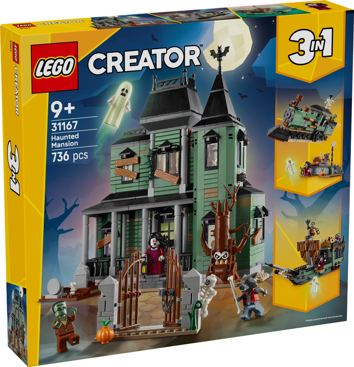 LEGO Creator 3-in-1 Haunted Mansion 31167 packaging
