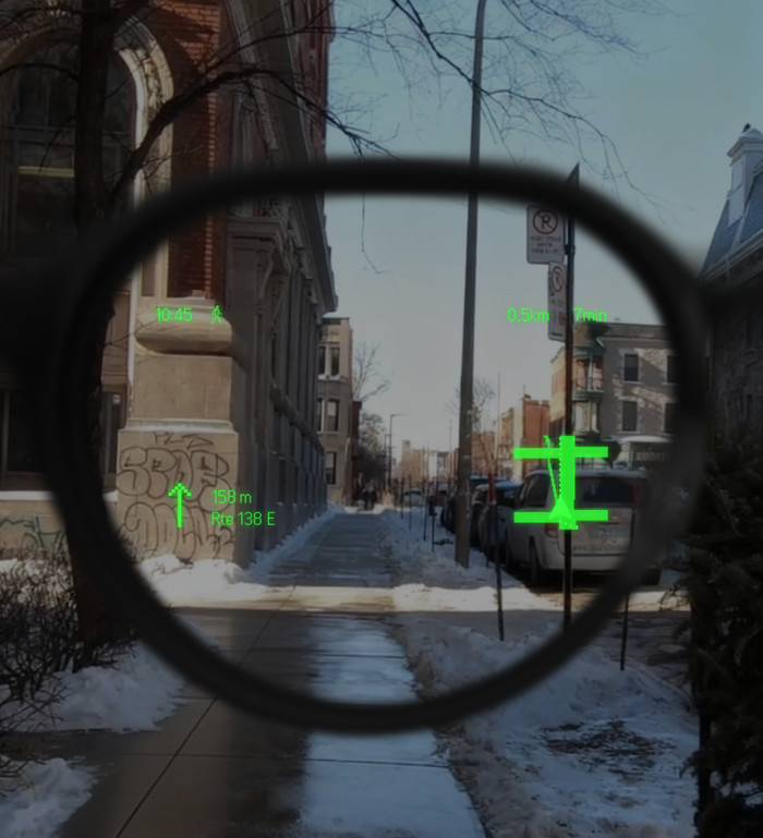 EvenRealities Even G2B Smart Glasses Grijs product in gebruik