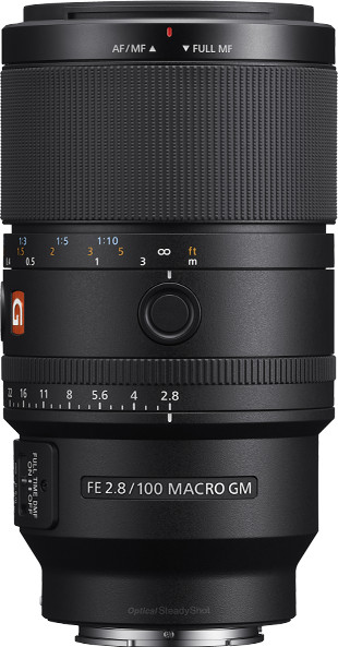 Sony FE 100mm f/2.8 Macro GM OSS rechterkant