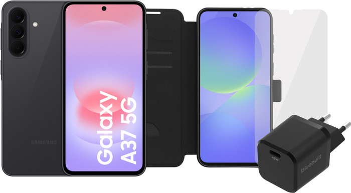 Samsung Galaxy A37 256 Go Noir 5G + Pack d'Accessoires Complet Main Image