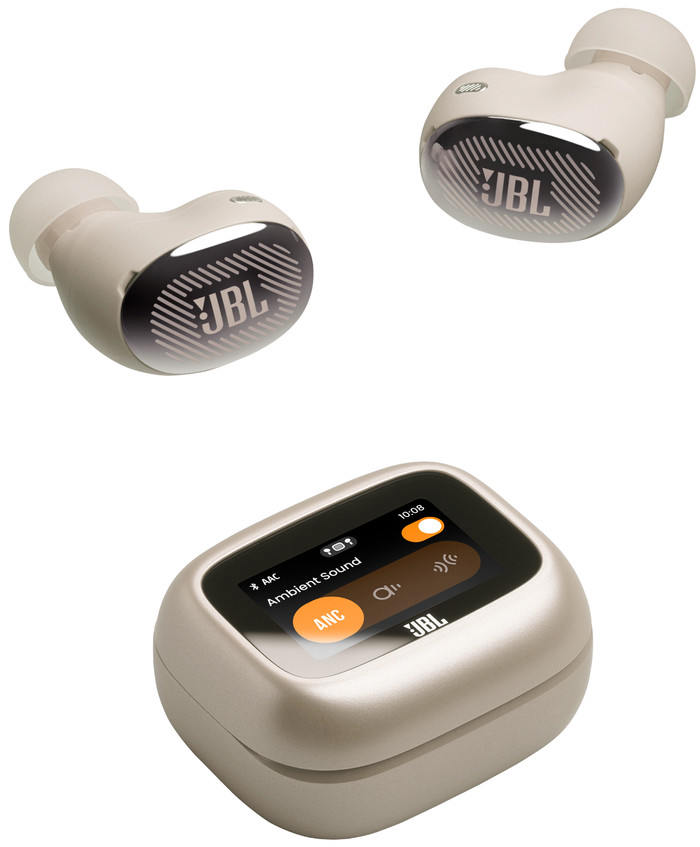 JBL Live Buds 4 Champagne voorkant