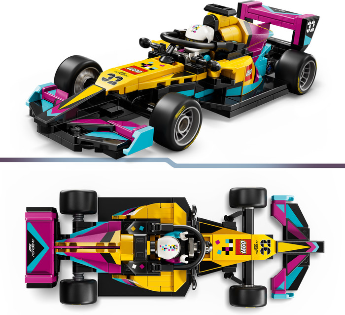 LEGO Speed Champions F1 ACADEMY racewagen 77258 product in gebruik