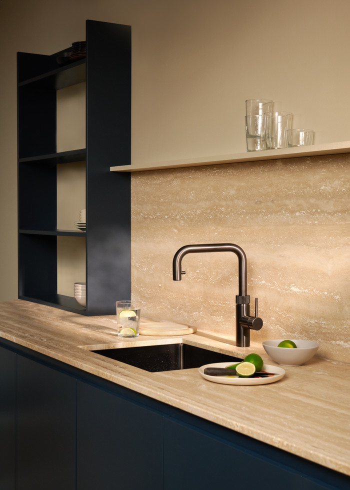 Quooker Flex Square Gunmetal product in use