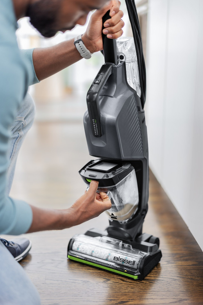 Bissell CrossWave Hydrosteam PET Pro produit à l'usage