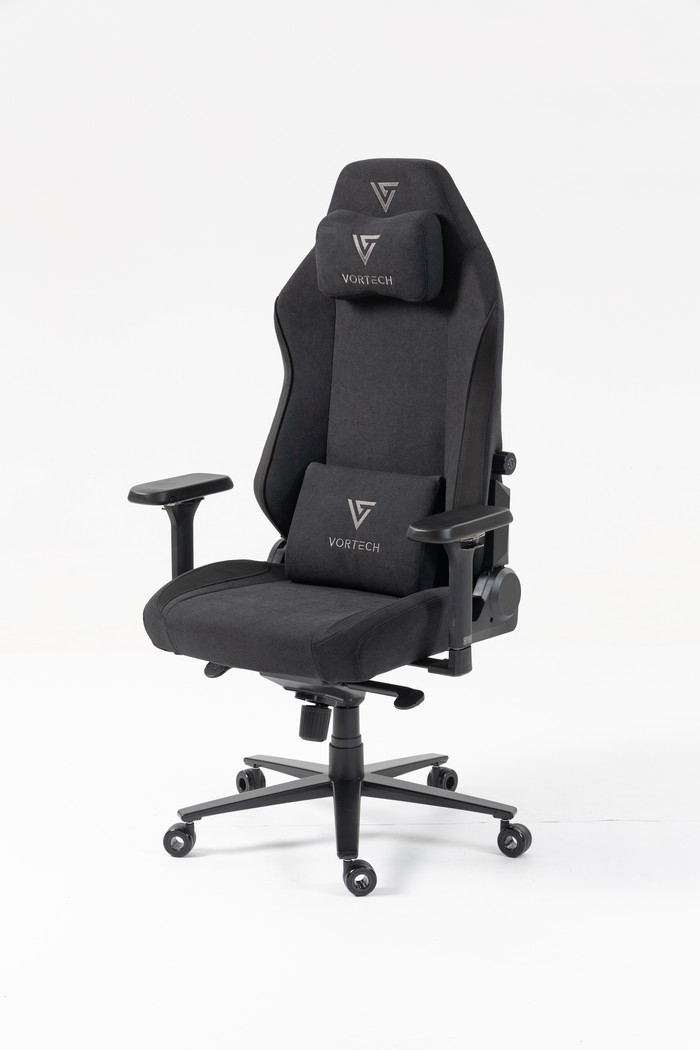 Vortech Prestige Plus Gamestoel Zwart linkerkant