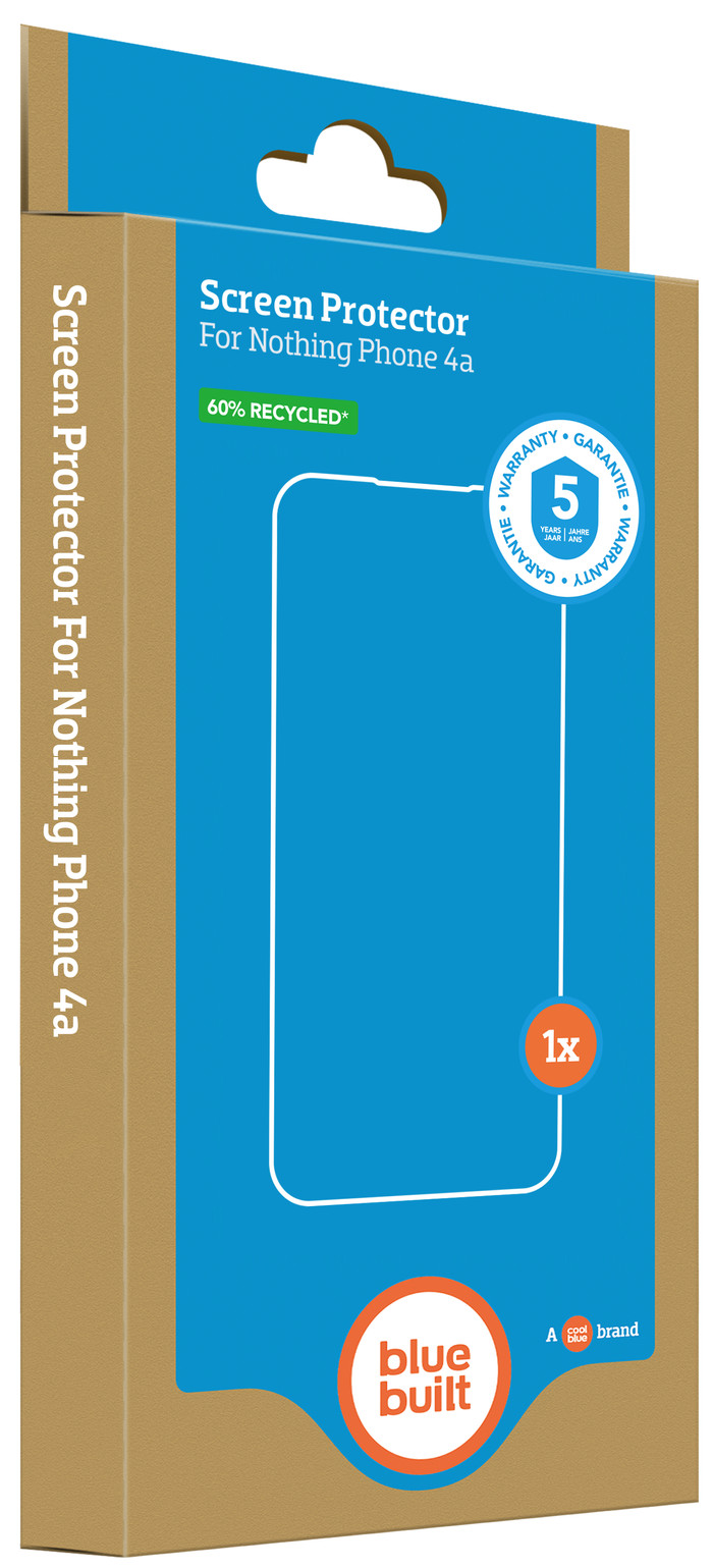 BlueBuilt Nothing Phone (4a) Screenprotector Glas verpakking