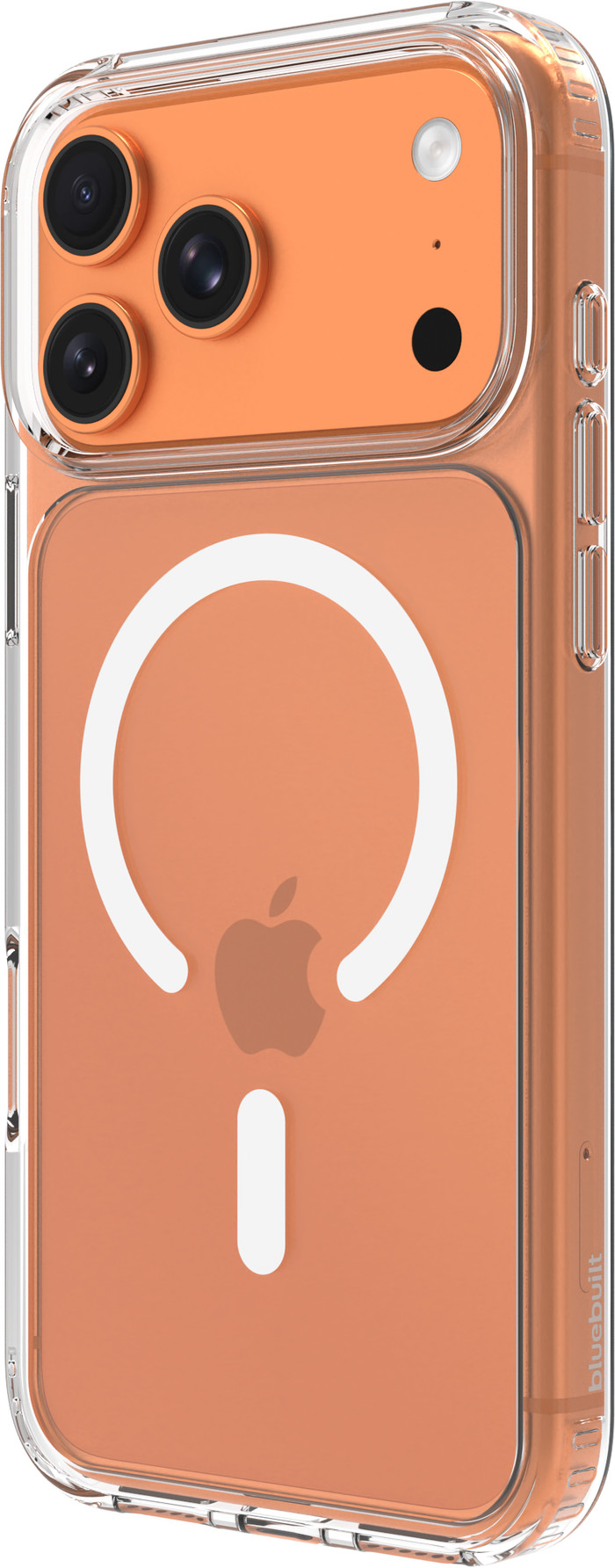 BlueBuilt Protective Back Cover avec MagSafe iPhone 17 Pro Max Transparent côté droit