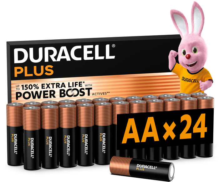 Duracell Plus AA batterijen 24 stuks Main Image