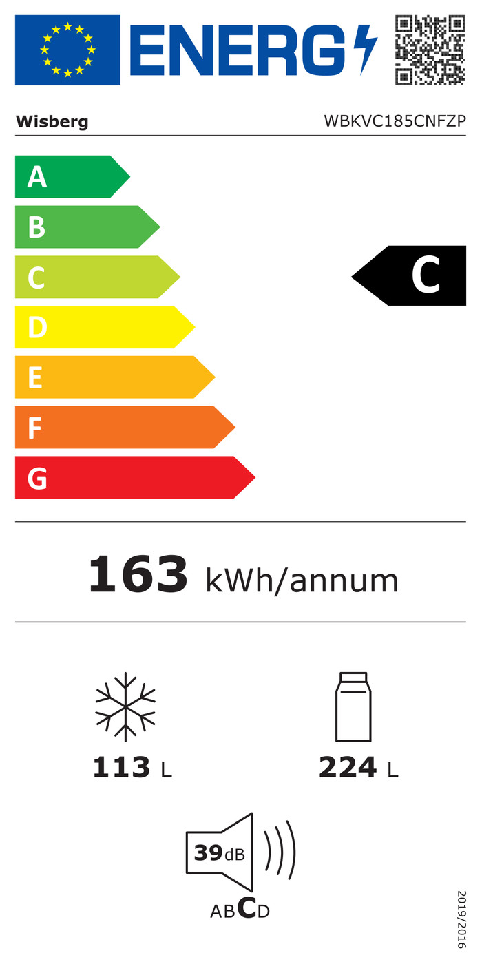 Wisberg WBKVC185CNFZP energielabel