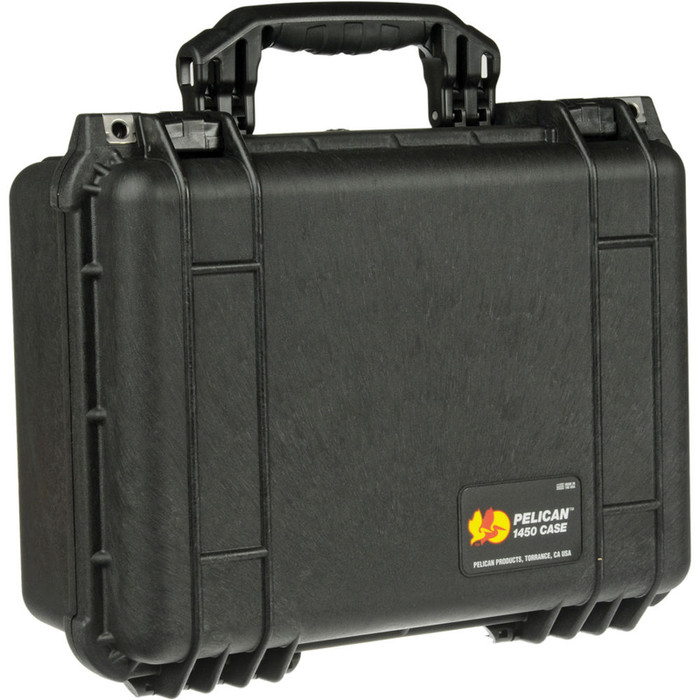 Peli 1450 Protector Case Black Case with Foam Insert front