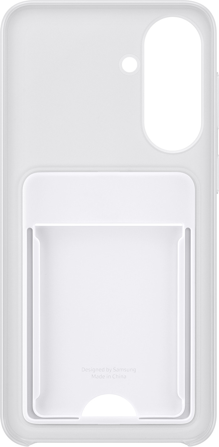 Samsung Galaxy A57 Card Slot Back Cover Wit voorkant