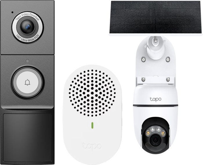 TP-Link Tapo C610 Solar Kit + D235 Smart Battery & Wired Doorbell Main Image