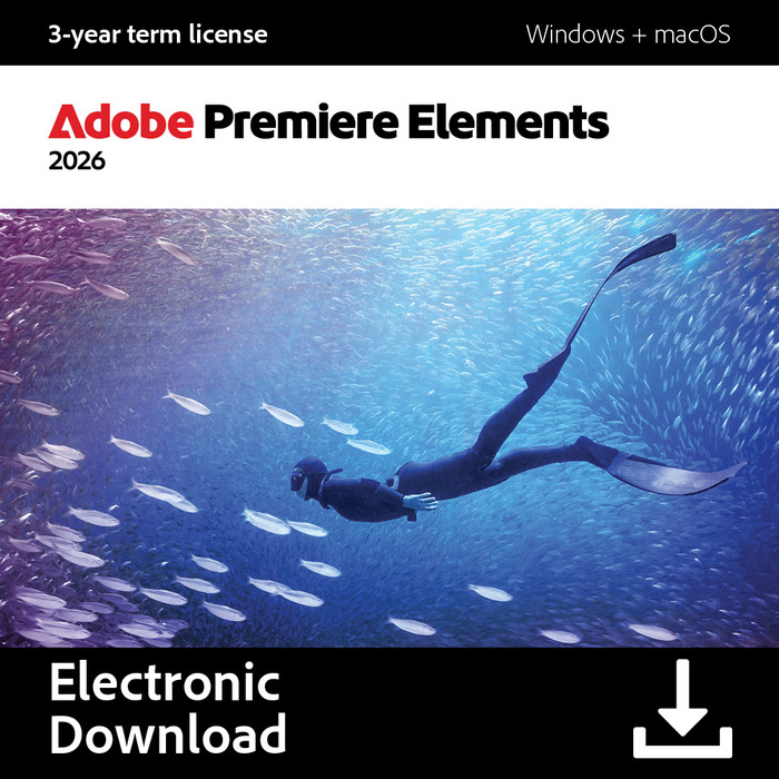 Adobe Premiere Elements 2026 3 Jaar - Digitaal Main Image
