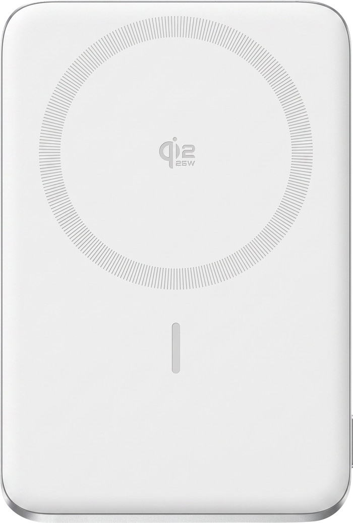 Anker Batterie Externe Sans Fil 10 000 mAh avec MagSafe et Qi2 25W Blanc dessus