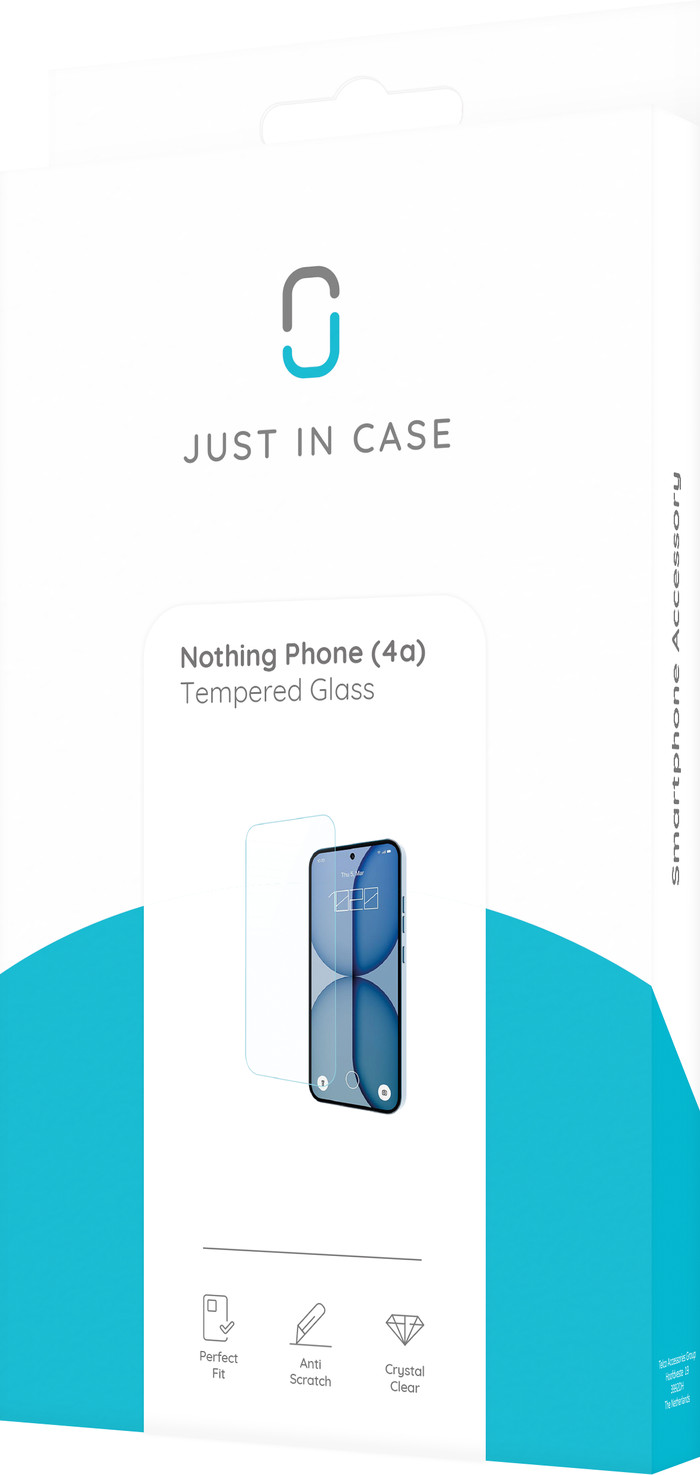 Just In Case Tempered Glass Nothing Phone (4a) Protège-écran emballage