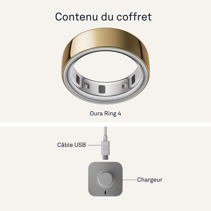 Oura Ring 4 Taille 8 Or visuel fournisseur