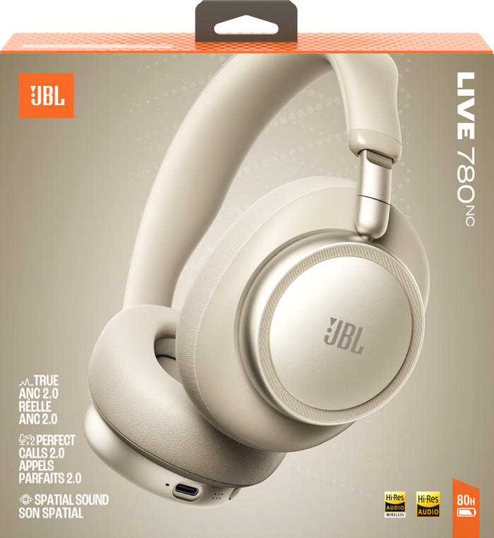 JBL Live 780NC Champagne emballage