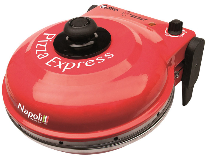 Optima Napoli Four à Pizza Rouge avant