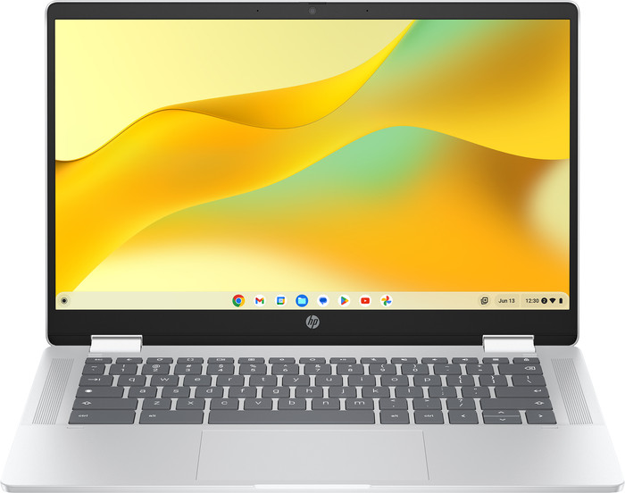 HP Chromebook x360 14b-cd0114nbx Azerty] voorkant