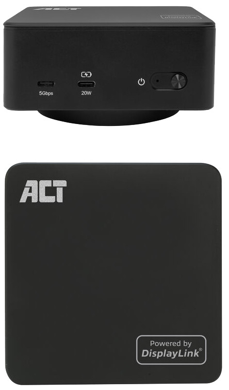 ACT Usb C Triple 4K DisplayLink Docking Station detail
