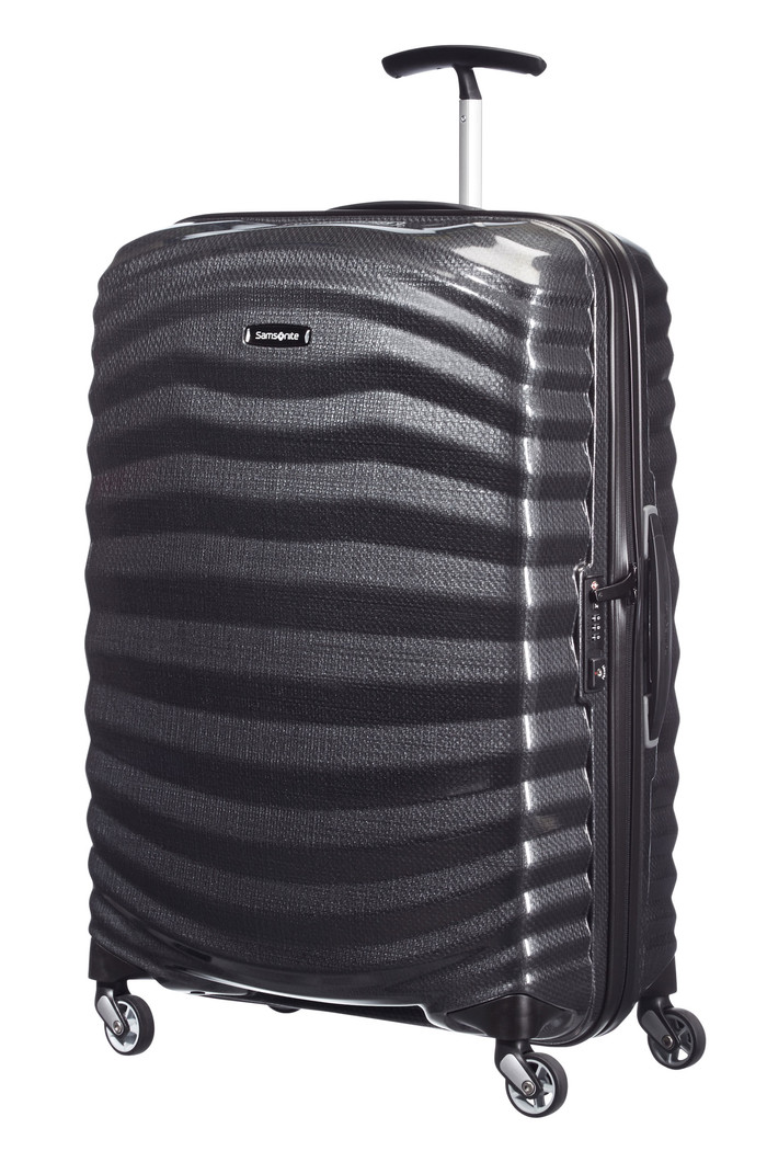 Samsonite Lite-Shock Spinner 69cm Duo Pack Black right side
