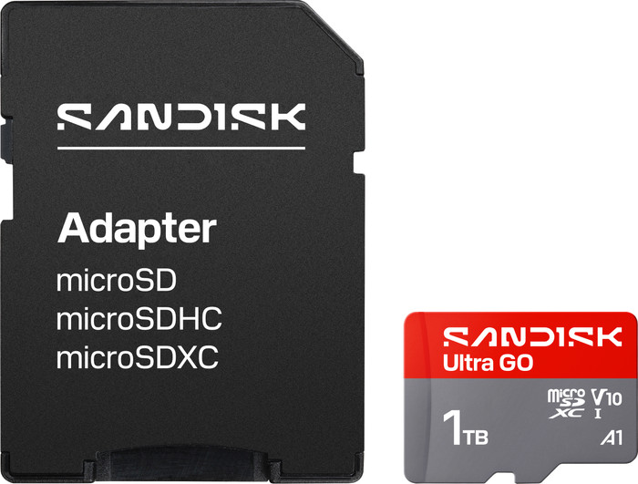 SANDISK Ultra GO microSDXC 1TB 190MB/s voorkant