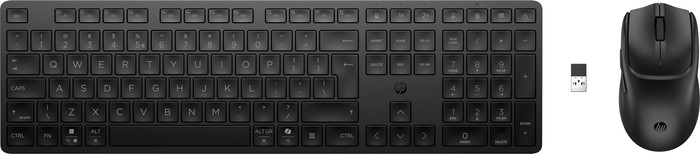 HP 490C Multi-Device Dual-Mode Clavier et Souris Noir AZERTY Main Image