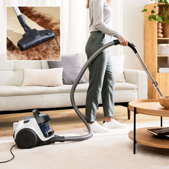 Bosch Serie 2 BGS05WH2H product in gebruik