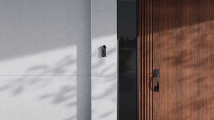 Anker eufy Doorbell S4 Wired + Mini Chime product in use