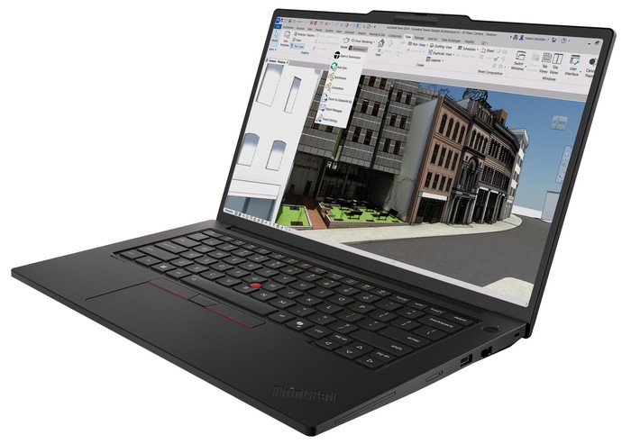 Lenovo ThinkPad P14s Gen 7 (AMD) Copilot+ PC - 21X0000KMH QWERTY rechterkant