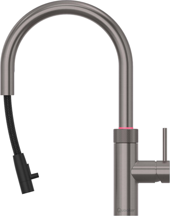 Quooker Flex Round Gunmetal product in use