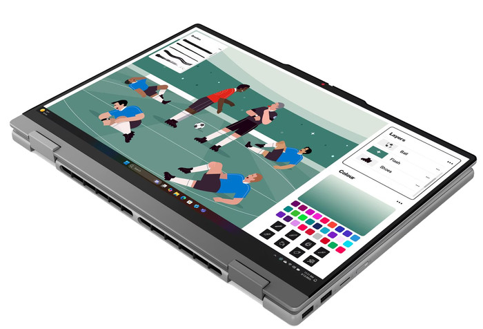 Lenovo IdeaPad 5 2-in-1 OLED Copilot+ 14IPH11 83UG0056MB AZERTY bovenkant