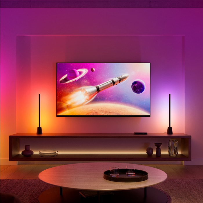 Philips Hue Play Tafellamp White and Color product in gebruik