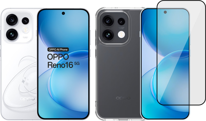 OPPO Reno16 512GB Wit 5G + Accessoirepakket Main Image
