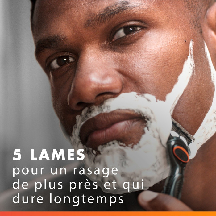 Gillette Fusion5 Power + 17 recharges de rasoir produit à l'usage