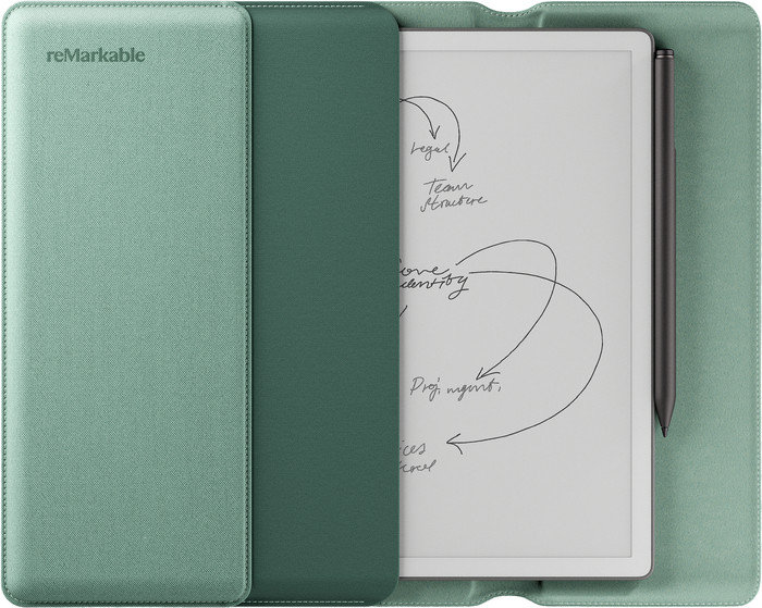 reMarkable Paper Pure avec Book Case Vert arrière