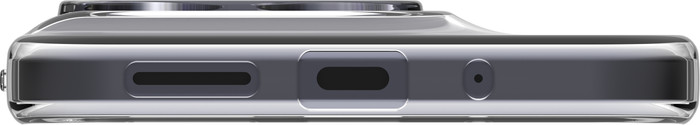 Just in Case Soft Design Motorola Moto G67 / G77 Back Cover Transparant onderkant
