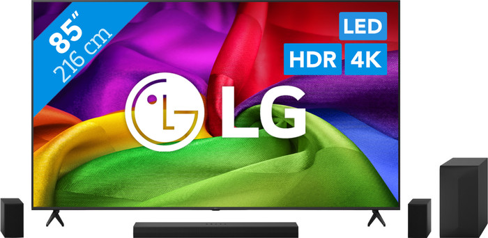 LG Led 85" NU800 (2026) + LG DS60TR Main Image