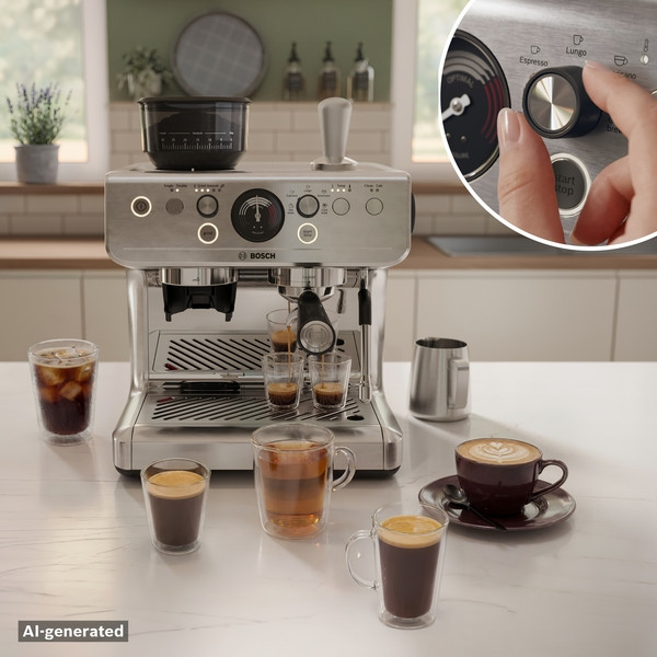 Bosch Series 4 PFE401B3 product in use