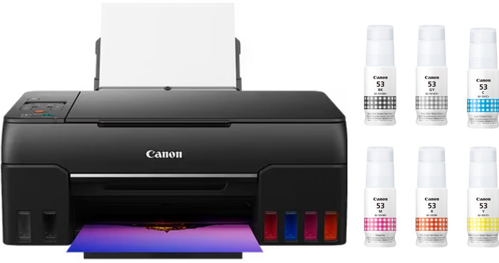 Canon PIXMA G650 MegaTank Photo + 1 Set de Bouteilles d'Encre Supplémentaires Main Image