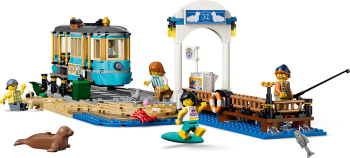 LEGO City - Le Tramway de Bord de Mer 60506 détail