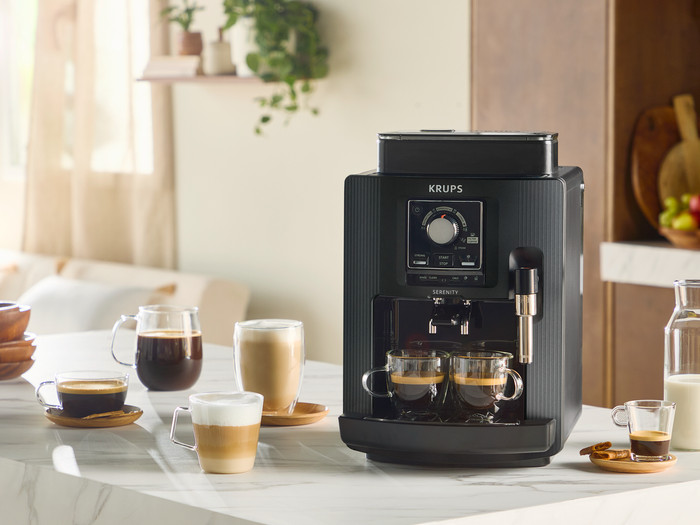 Krups Serenity EA4008 product in gebruik