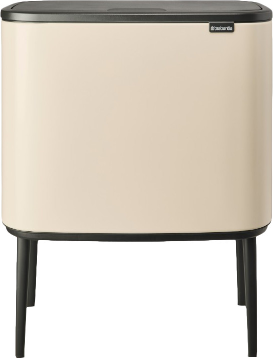 Brabantia Bo Touch Bin Poubelle 3 x 11 Litres Soft Beige Main Image