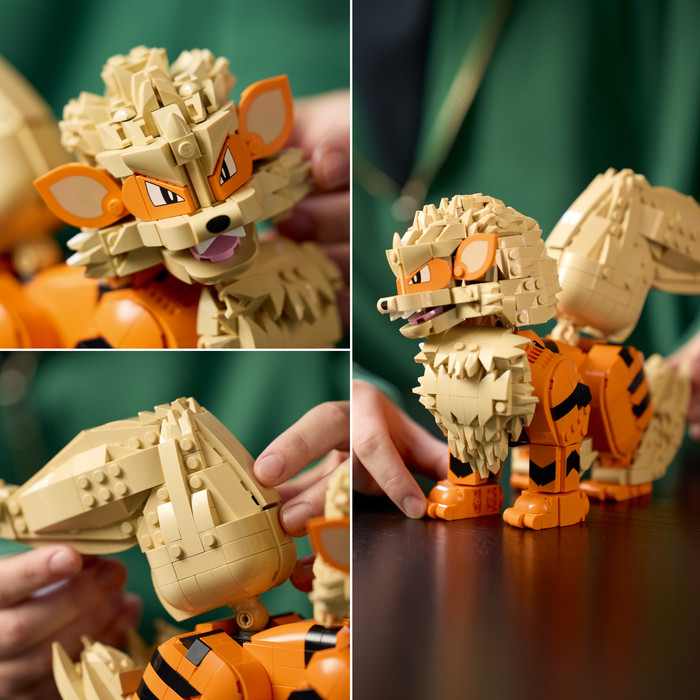 LEGO Pokémon Arcanine 72160 detail