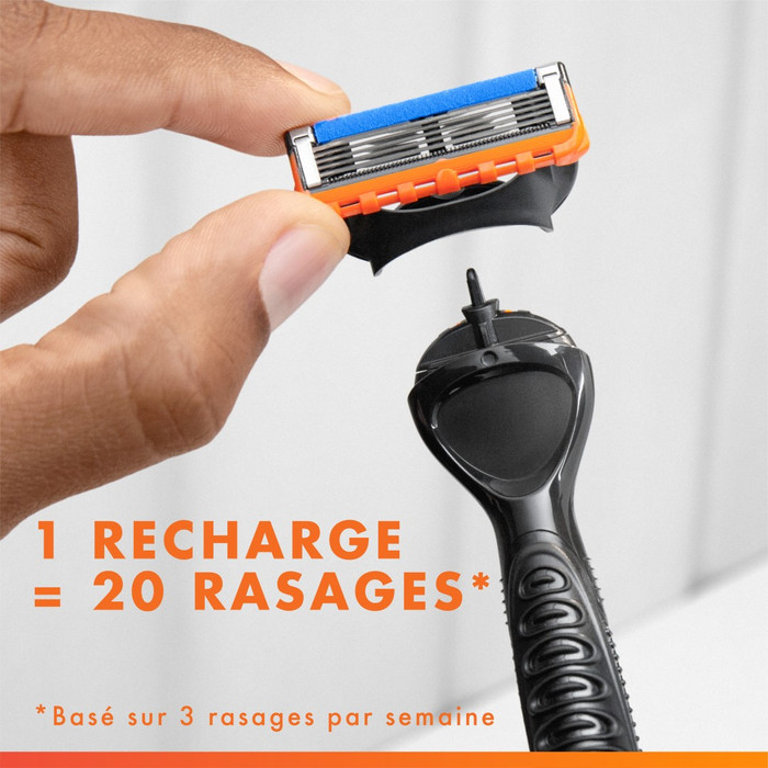 Gillette Fusion5 Power + 17 recharges de rasoir détail