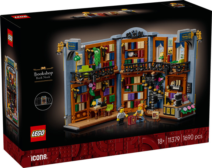 LEGO Icons Boekensteun: Boekhandel 11379 verpakking