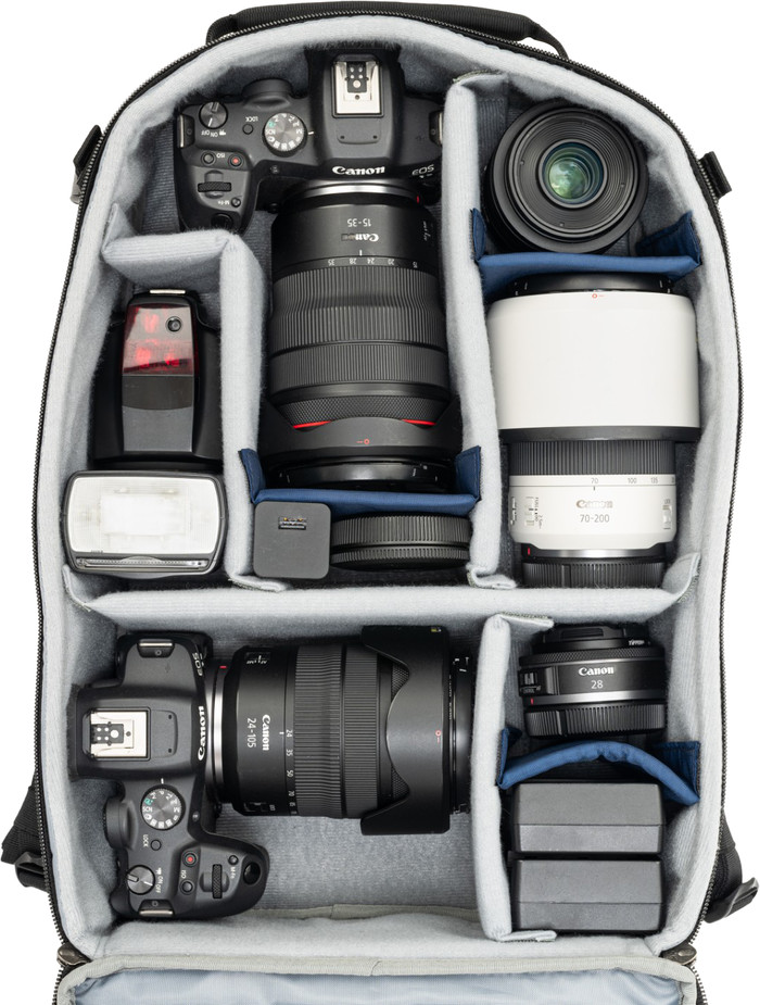 Think Tank Mirrorless Mover Backpack Cool Grey intérieur
